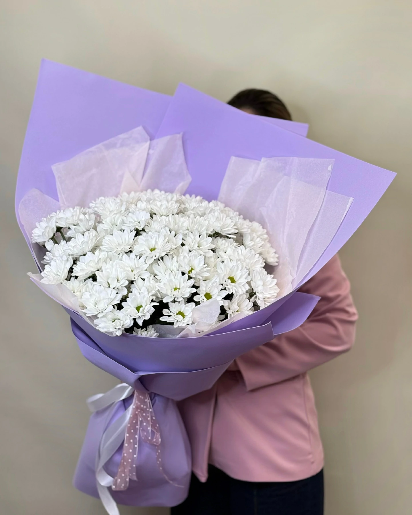 Букет из кустовой хризантемы — изображение 2