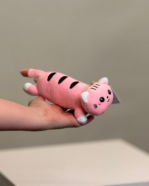 Мягкая игрушка "Котик розовый"
