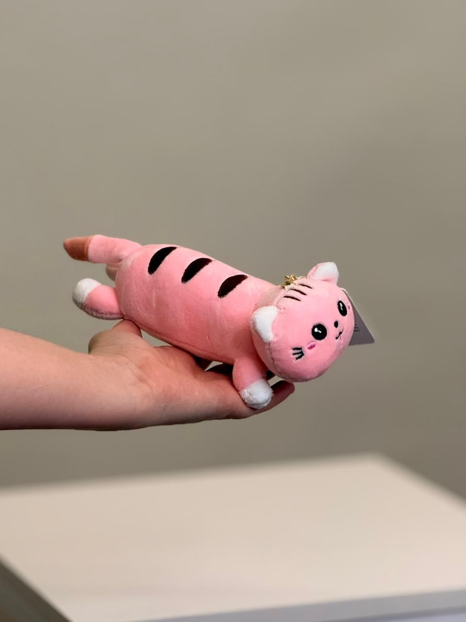 Мягкая игрушка "Котик розовый"