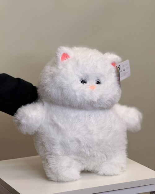 Мягкая игрушка "Кот" белый большой