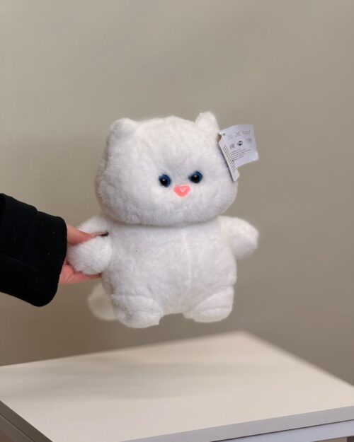 Мягкая игрушка" Кот" белый малый